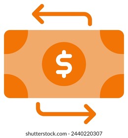 Transfer Payment and finance icon illustration