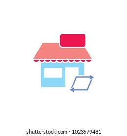 Transfer Shop Logo Icon Design