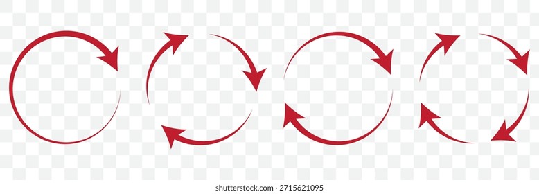 Transferencia, intercambio, intercambio, giro, concepto de volteo. Icono de contorno de trazo editable de flecha circular aislado en Ilustración vectorial plana de fondo blanco. Píxel perfecto. 64 x