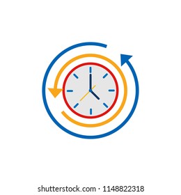 Transfer Time Logo Icon Design