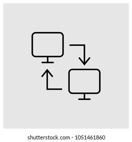 Transfer Vector Icon