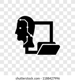 Transfer vector icon isolated on transparent background, Transfer transparency logo concept