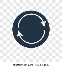 Transfer vector icon isolated on transparent background, Transfer transparency logo concept