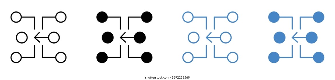 Transfer vector icons. Data movement symbol, rearrange icon and exchange sign