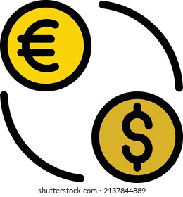 transfer vector illustration isolated on a transparent background. storke vector icons for concept or web graphics.