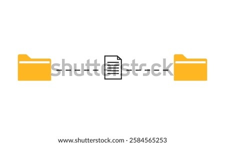 transfering file data icon illustration. retro classic style