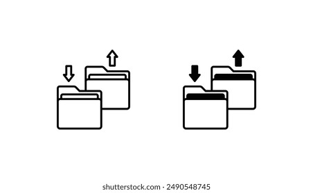 Transfers icon design with white background stock illustration