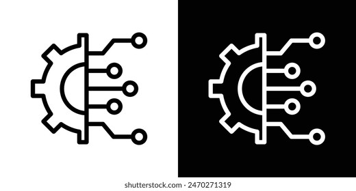 Transform graphics. Business fintech system vector. Engineering skill evolution symbol. Digital data technology vector.