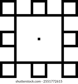 transform icon. Thin linear style design isolated on white background