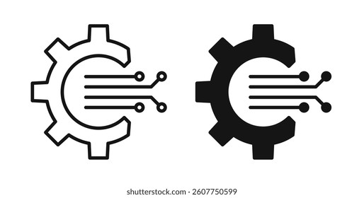 Transform icons in black fill and line style