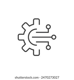 Transform icons. Business fintech system symbol. Engineering skill evolution vector. Digital data technology icon.