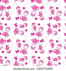 Transform plain baby fabrics into a whimsical wonderland with our Vector Repeat Stencil. Download and print charming designs for personalized onesies, blankets, and nursery decor. 