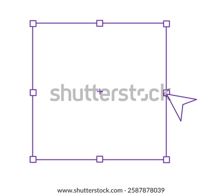 Transform Tool Icon Design, Line Vector, Icon, Symbol, Shapes Vector