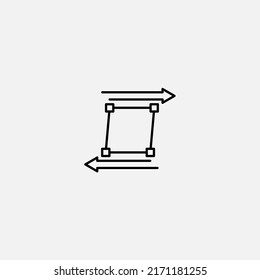 Transform tool icon sign vector,Symbol, logo illustration for web and mobile