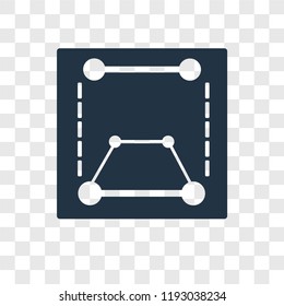 Transform vector icon isolated on transparent background, Transform transparency logo concept