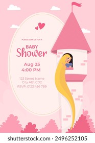 Transform your baby shower into a magical fairytale with a Rapunzel theme, featuring whimsical décor, enchanting floral arrangements, a tower cake, and fun activities for a memorable celebration.