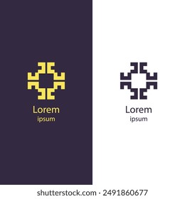 Transform your brand with this abstract logo. Perfect for any business, this high-quality vector design allows you to easily customize colors and add your brand name.