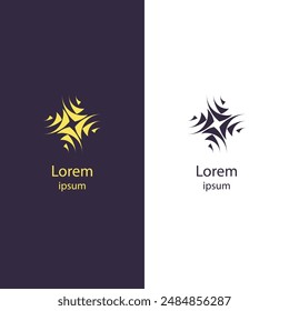 Transform your brand with this high-quality, vector abstract logo. Ideal for modern businesses, you can customize the colors and add your brand name to create a unique and professional identity.