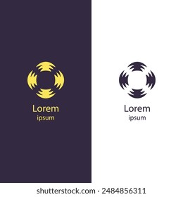 Transforme su marca con este logotipo abstracto de Vector de alta calidad. Ideal para las empresas modernas, puede personalizar los colores y agregar su nombre de marca para crear una identidad única y profesional.