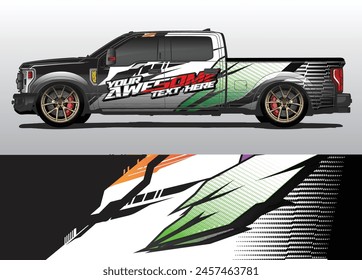 Transforme su flota con Diseños modernos de envoltura de automóviles en Vector
