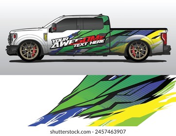Transforme su flota con Diseños modernos de envoltura de automóviles en Vector