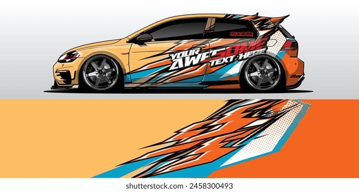 Transforme su flota con Diseños modernos de envoltura de automóviles en Vector