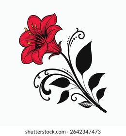 Transform your space with beautiful flower silhouette wall art that adds a touch of sophistication and natural charm. Perfect for modern and minimalist interiors.