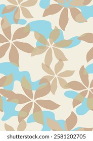 Transform your space with minimalist graphic flowers that combine modernity and delicacy in every detail. Editable art for printing on fabrics, decoration and other uses.