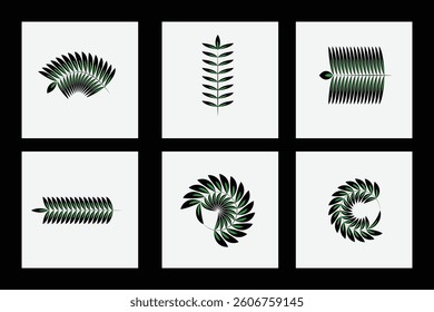 Transform your space with our Minimalist Botanical Art Prints Set. Featuring abstract green foliage, perfect for modern home decor.