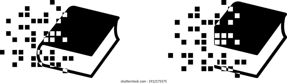  transformation book icon , vector illustration