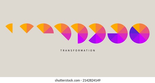 Transformation, evolution icon. Growth, development of concept. Business logo. Changing concept. Coach, coaching icon