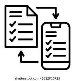 Transformation Icon Element For Design
