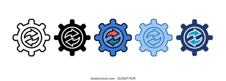 Elemento Ícone De Transformação Para Design