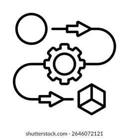 Transformation Icon Element for Design