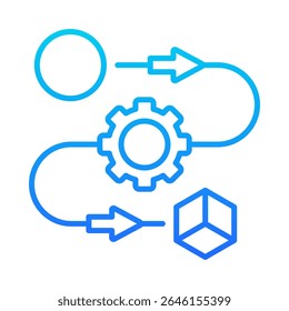 Transformation Icon Element for Design