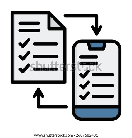 Transformation Icon Element For Design