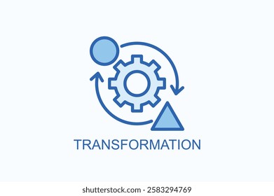 Transformation Icon Or Logo Isolated Illustration