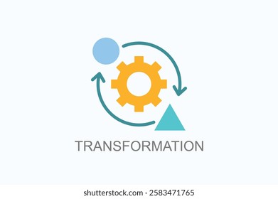 Transformation Icon Or Logo Isolated Illustration