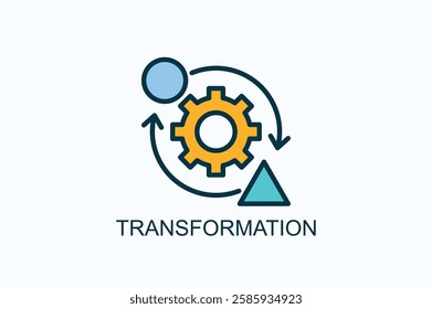 Transformation Icon Or Logo Isolated Illustration