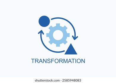 Transformation Icon Or Logo Isolated Illustration