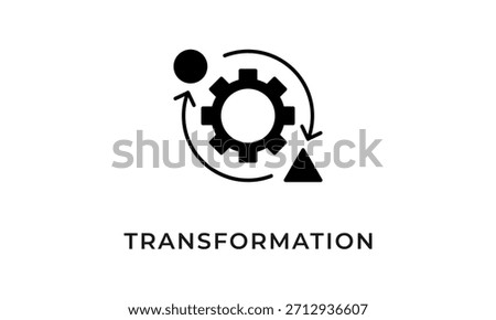 Transformation Icon Or Logo Isolated Vector Illustration