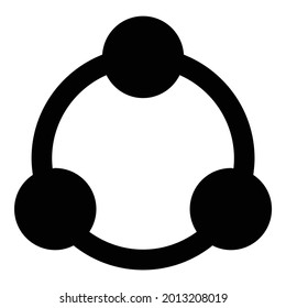 Icono de transformación en el fondo blanco.
