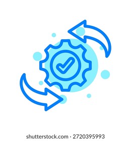 Ícone De Transformação Na Ilustração Do Vetor De Forma