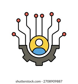 Icono de transformación con fondo blanco Vector Ilustración de stock