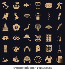 Transformation icons set. Simple set of 36 transformation vector icons for web for any design