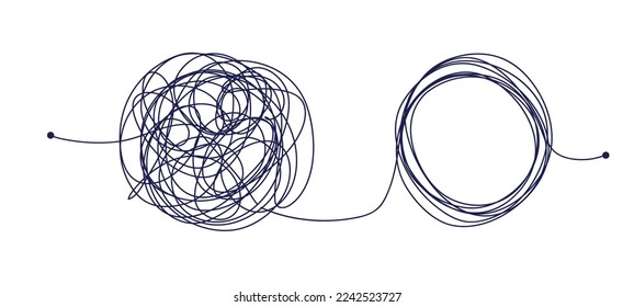 Transformation stress in psychology. Mental health concept.Professional conversation with a specialist. Flat vector illustration