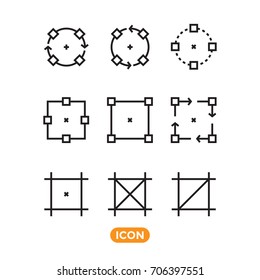 Transformation Tools Icon Set