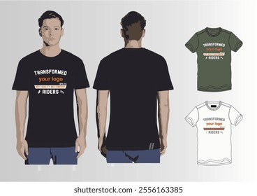 TRANSFORMED RIDER GRAPHIC T. SHIRT FOR YOUR BRAND