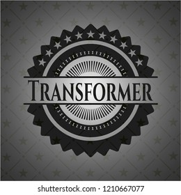 Transformer dark emblem. Retro