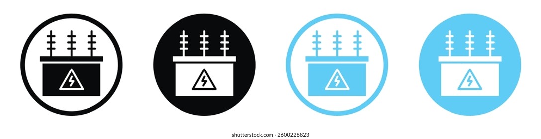 Transformer icon collection. vector illustration set
